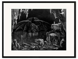 Gerahmter Kunstdruck Dantes Inferno