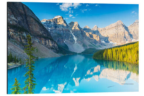 Alumiinitaulu Moraine Lake in the Rocky Mountains - Canada