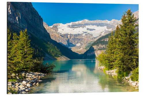 Alubild Lake Louise im Alberta banff national park - Kanada