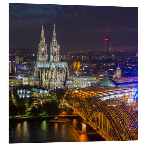 Foam board print Cologne Cathedral