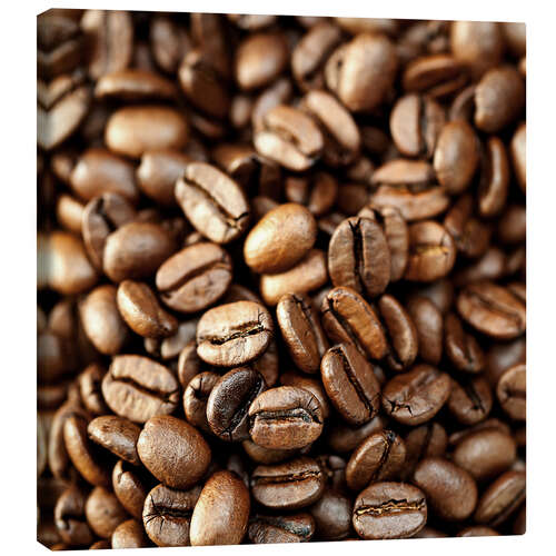 Canvas print roasted coffee beans