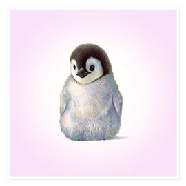Veggbilde  Penguin Chick - John Butler