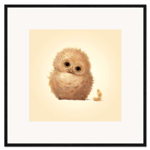 Impresión de arte enmarcada Owlet