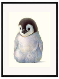 Gerahmter Kunstdruck Pinguinküken