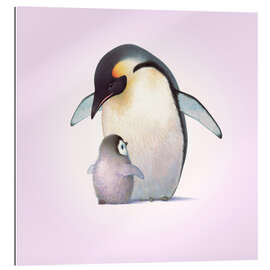 Gallery print Penguin &amp; Chick