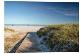 Foam board print Beach at Dueodde on the island of Bornholm (Denmark)