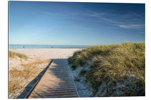 Quadro em plexi-alumínio Beach at Dueodde on the island of Bornholm (Denmark)