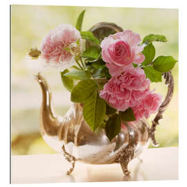 Gallery print pink shabby-style roses