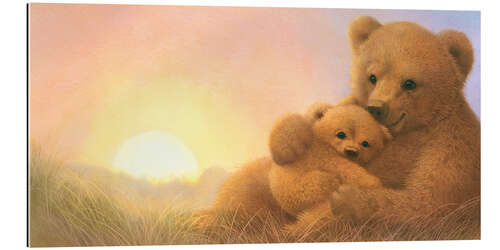 Cuadro de plexi-alu Bear & Cub