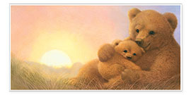 Wall print  Bear &amp; Cub - John Butler