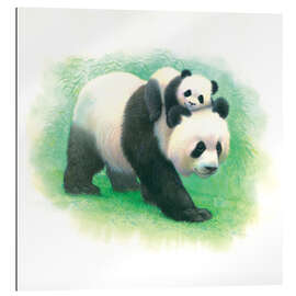 Galleriprint Panda &amp; Baby