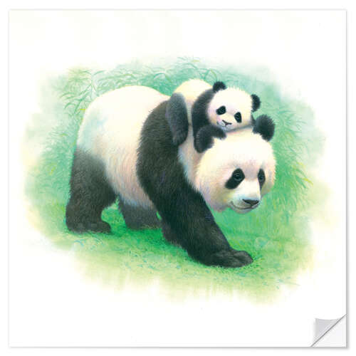 Wall sticker Panda & Baby