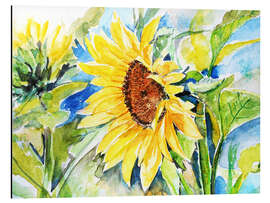 Aluminium print Sunflower 5