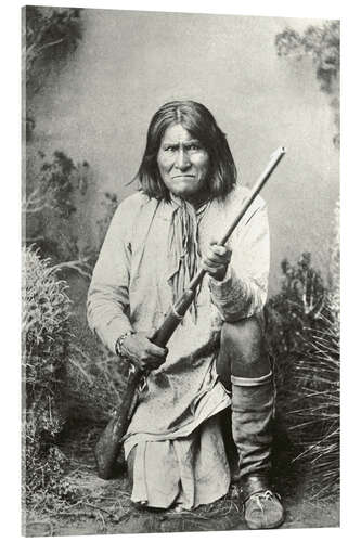 Acrylic print Chief Geronimo