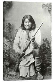 Canvastavla  Chief Geronimo