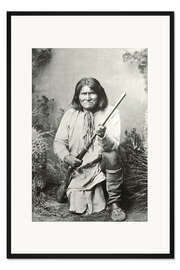Gerahmter Kunstdruck Häuptling Geronimo