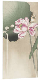 Quadro em PVC Lotus Flower and Finch