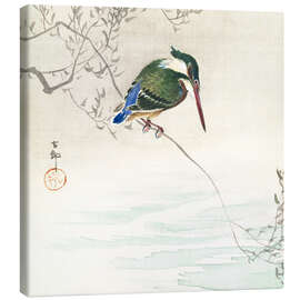Lærredsbillede  The kingfisher - Ohara Koson