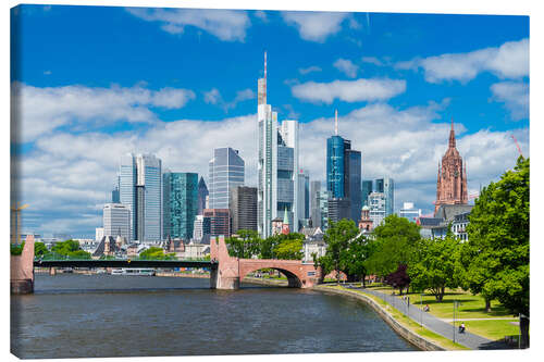 Canvas print Frankfurt am Main