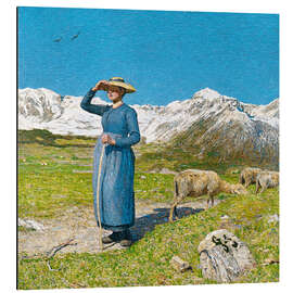 Magnettafel Mittag in den Alpen