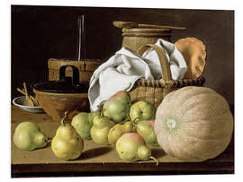 PVC-taulu Still Life with Melon and Pears