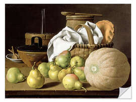 Sisustustarra Still Life with Melon and Pears