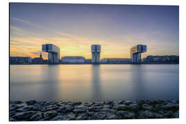 Alumiinitaulu Crane Houses in Cologne