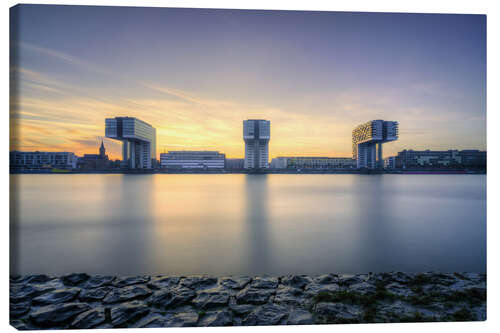 Quadro em tela Crane Houses in Cologne