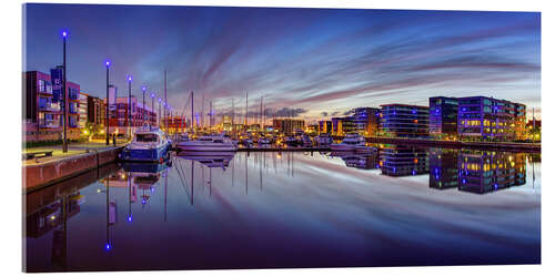 Acrylic print Lloyd Marina Bremerhaven - Im Jaich