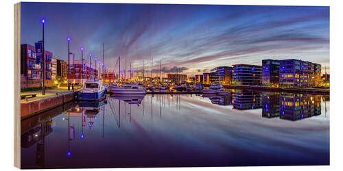 Holzbild Lloyd Marina Bremerhaven - Im Jaich