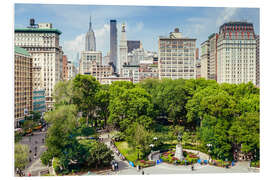 Foam board print Summer in New York City, Union Square