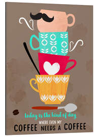 Magnettafel My coffee needs a coffee