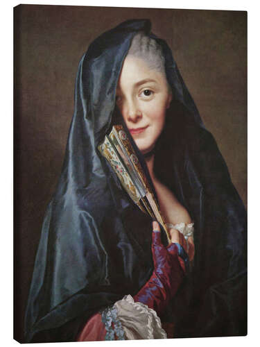 Lærredsbillede The Lady with the Veil