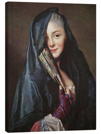 Canvas print  The Lady with the Veil