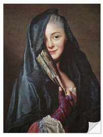 Selvklebende plakat The Lady with the Veil