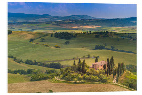 Foam board print Tuscany Italy