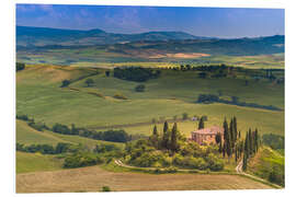 Foam board print Tuscany Italy