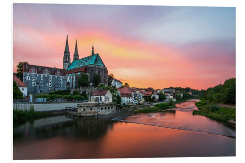 Foam board print St. Peter and Paul Cathedral Görlitz