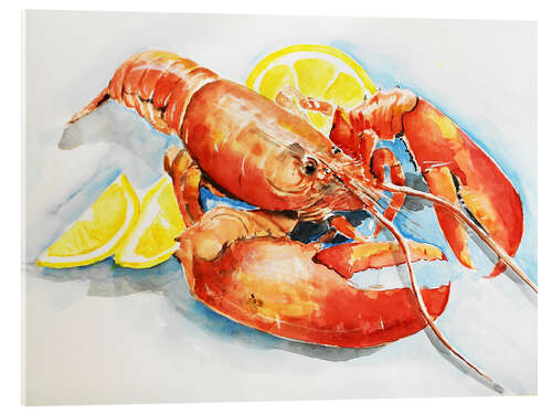 Acrylic print Lobster