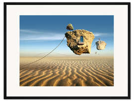 Gerahmter Kunstdruck Dali Nomaden
