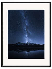 Gerahmter Kunstdruck Gespiegelte Galaxien
