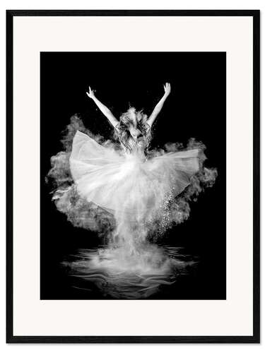 Impression artistique encadrée Danse - Explosion