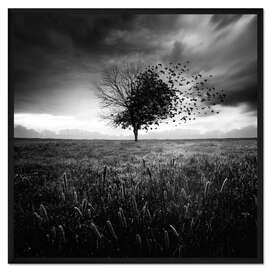 Gerahmter Kunstdruck Illusion eines verlorenen Frühlings