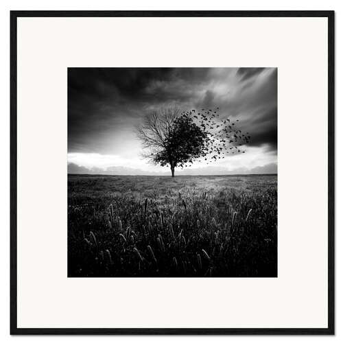 Inramat konsttryck Illusion of a lost springtime