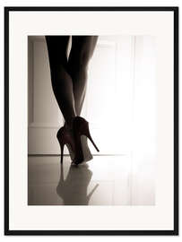 Gerahmter Kunstdruck Rote Violine