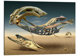 Magnettafel Surrealistische Blätter