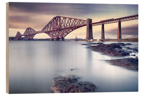 Hout print Forth Rail Bridge
