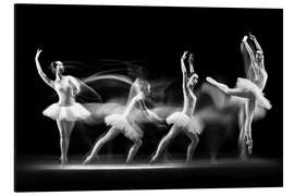 Magnettafel Ballerina in Bewegung