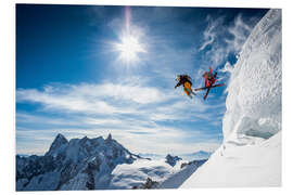 Foam board print Jumping legends