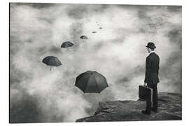 Magnettafel Die abgelegene Straße